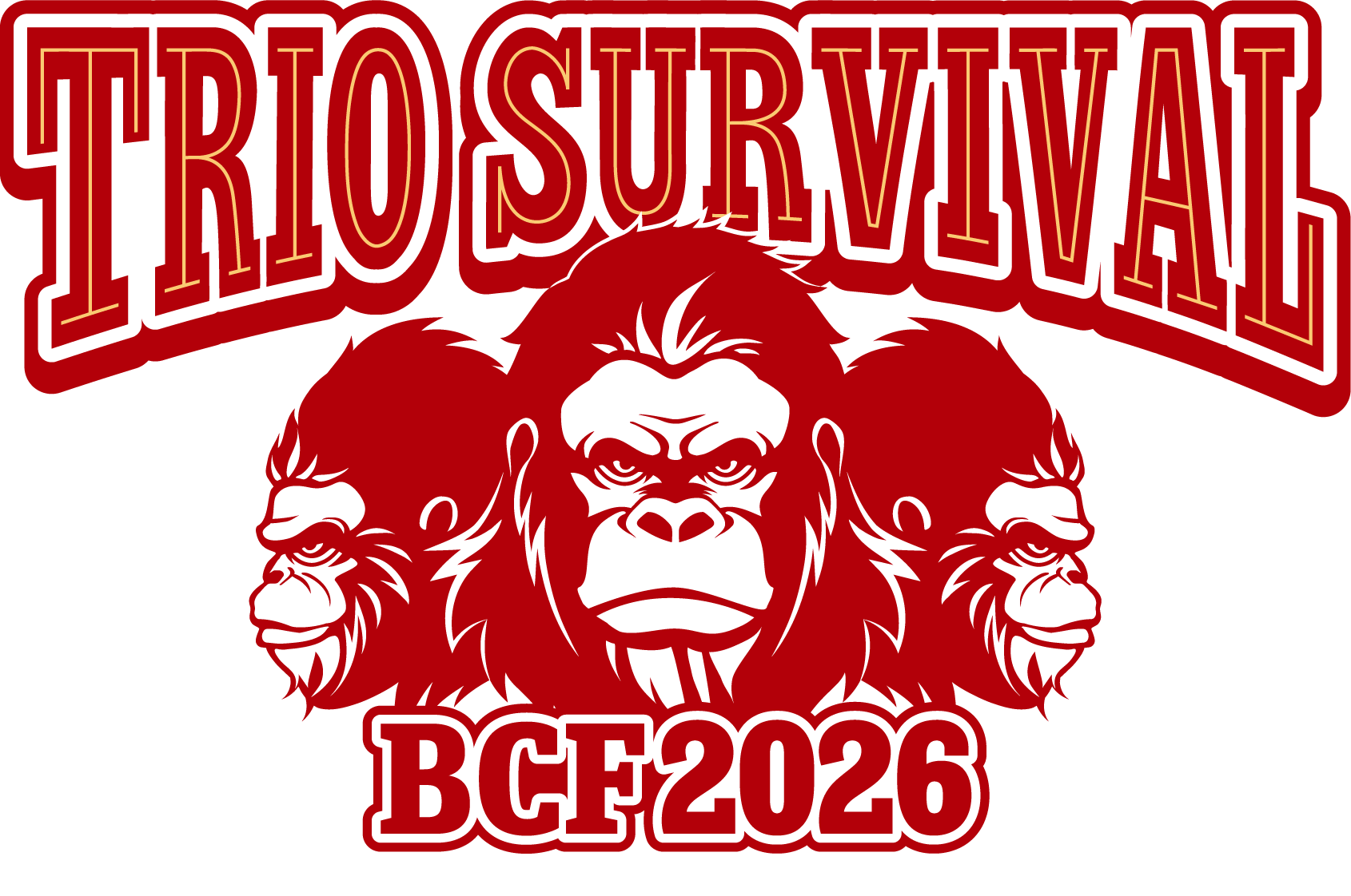 トリオサバイバル in BCF2026 ロゴ